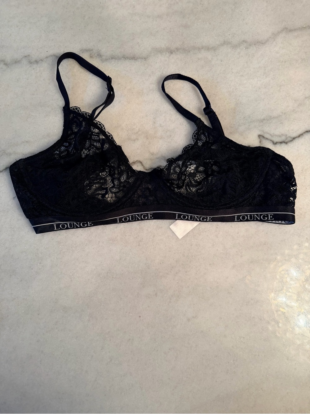 Lounge Balcony Black Lace Bra
